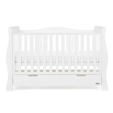 Obaby Stamford Luxe Cot Bed - White