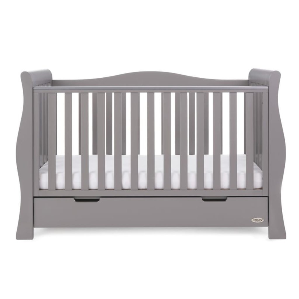 Obaby Stamford Luxe Cot Bed - Taupe Grey