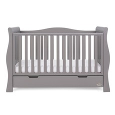 Obaby Stamford Luxe Cot Bed - Taupe Grey