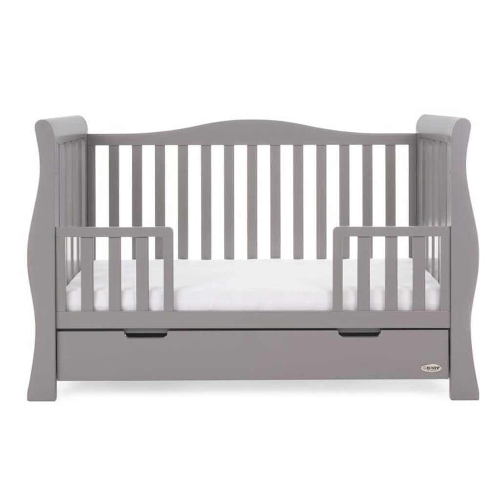 Obaby Stamford Luxe Cot Bed - Taupe Grey