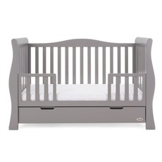 Obaby Stamford Luxe Cot Bed - Taupe Grey