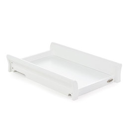Obaby Obaby Stamford Sleigh Cot Top Changer - White