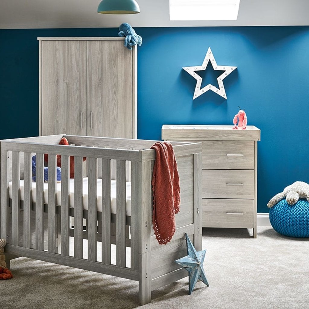 Obaby Obaby Nika Mini 3 Piece Room Set - Grey Wash