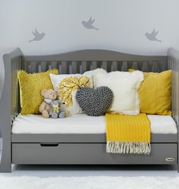 Obaby Obaby Stamford Luxe Sleigh 3 Piece Room Set - Taupe Grey