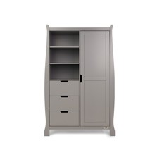 Obaby Obaby Stamford Luxe Sleigh 3 Piece Room Set - Taupe Grey