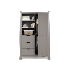 Obaby Obaby Stamford Luxe Sleigh 3 Piece Room Set - Taupe Grey