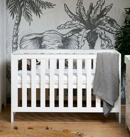 Obaby Obaby Nika Cot Bed - White Wash