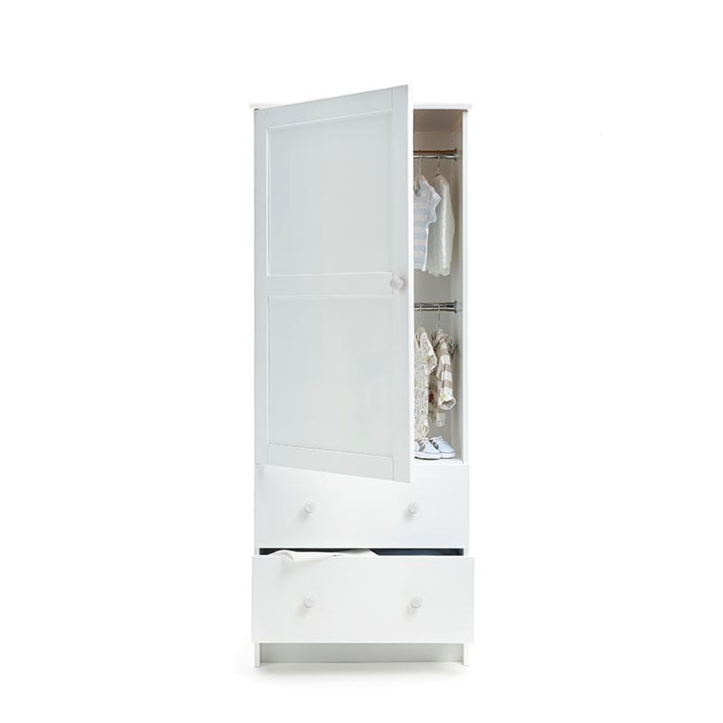 Obaby Obaby Single Wardrobe - White
