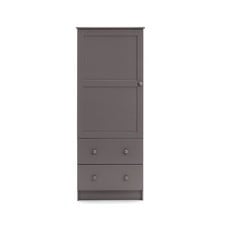 Obaby Obaby Single Wardrobe - Taupe Grey
