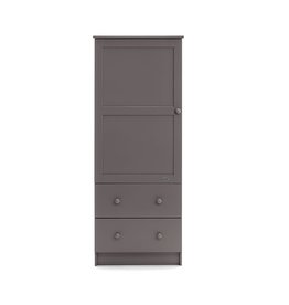 Obaby Obaby Single Wardrobe - Taupe Grey