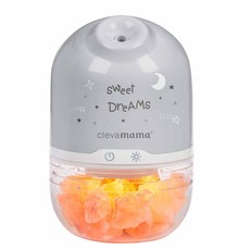 Clevamama Authentic Himalayan Salt Lamp, Humidifier & Night Light