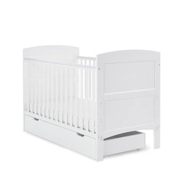 Obaby Obaby Grace Cot Bed & Under Drawer-White
