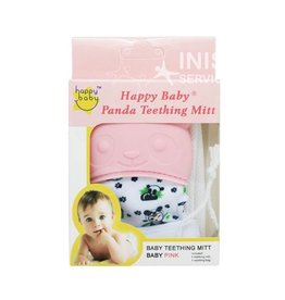 Happy Baby Animal Teething Mitt Pink