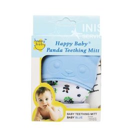 Happy Baby Animal Teething Mitt Blue