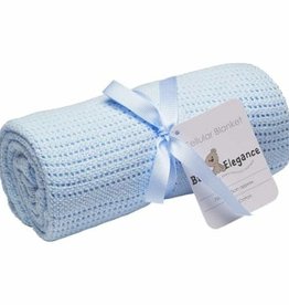 Baby Elegance Baby Elegance Cellular Pram Rolled 70x90cm Blue