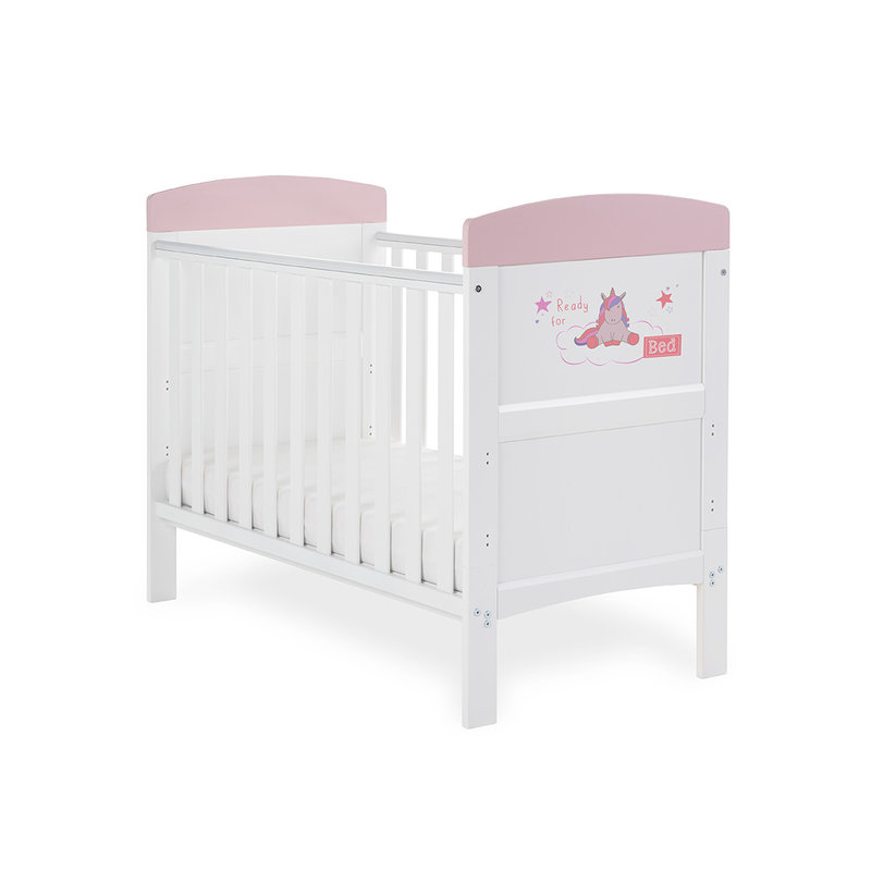 Obaby Obaby Grace Inspire Mini Cot bed - Ready For Bed Unicorn