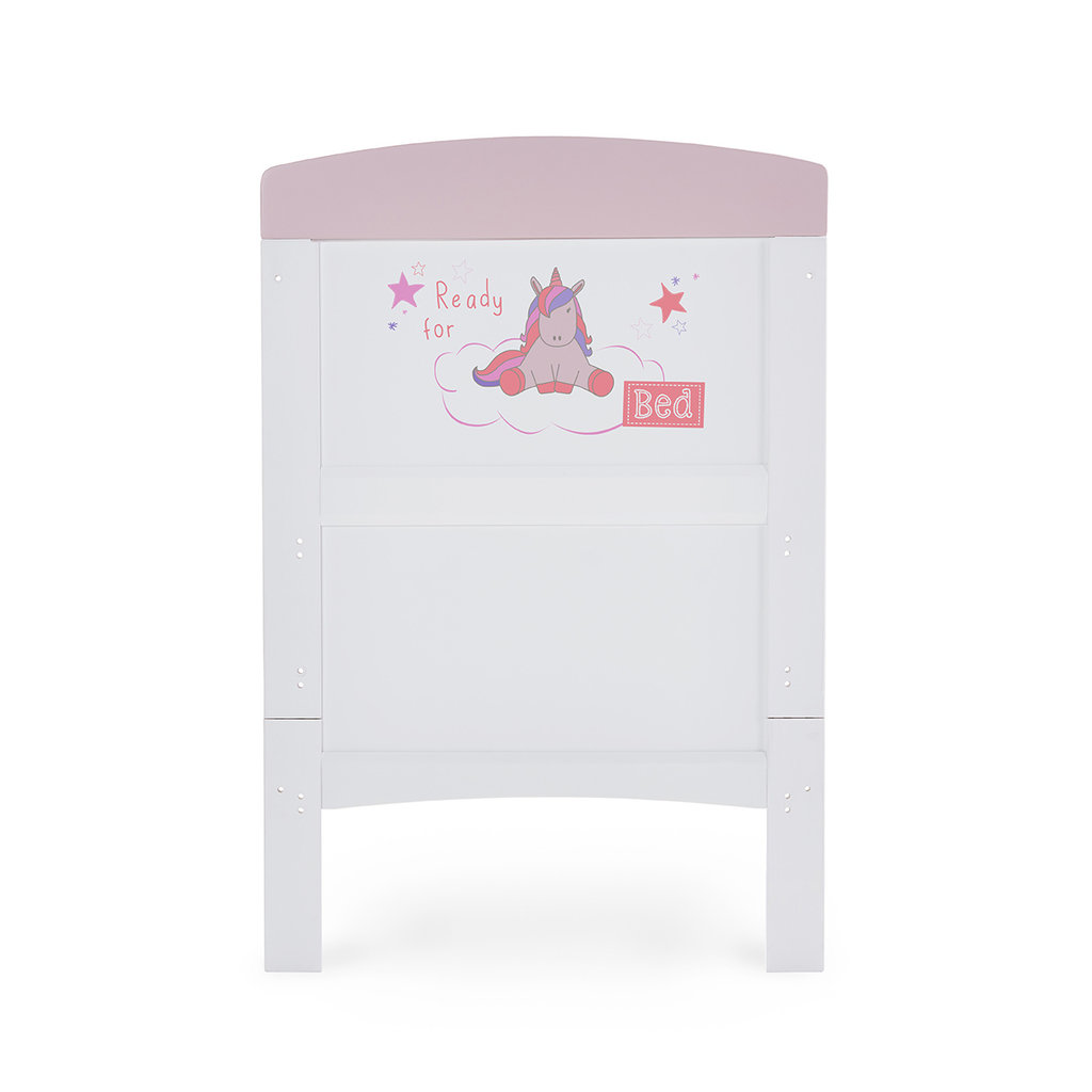 Obaby Obaby Grace Inspire Mini Cot bed - Ready For Bed Unicorn