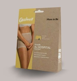 Carriwell 4 Pack Hospital Panties - One Size / White