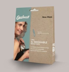 Carriwell 6 Pack Washable Breast Pads - White