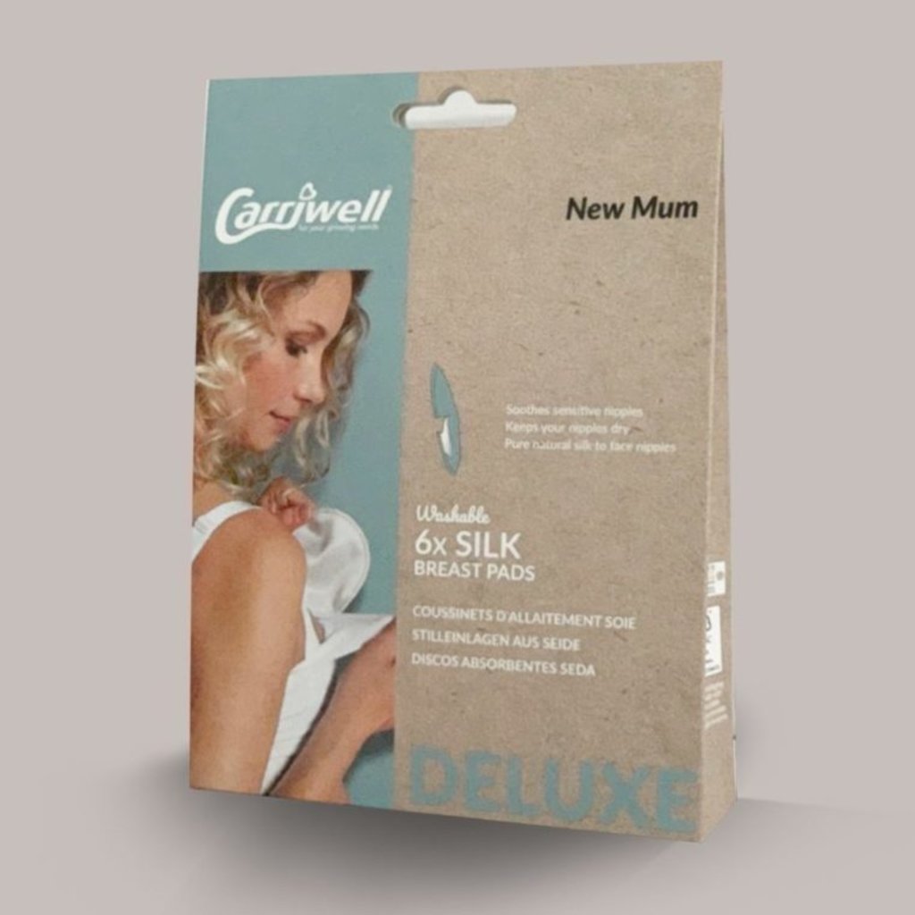 Carriwell 6 Pack Silk Breast Pads - White