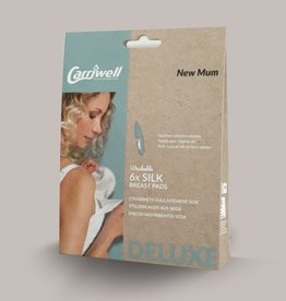 Carriwell 6 Pack Silk Breast Pads - White