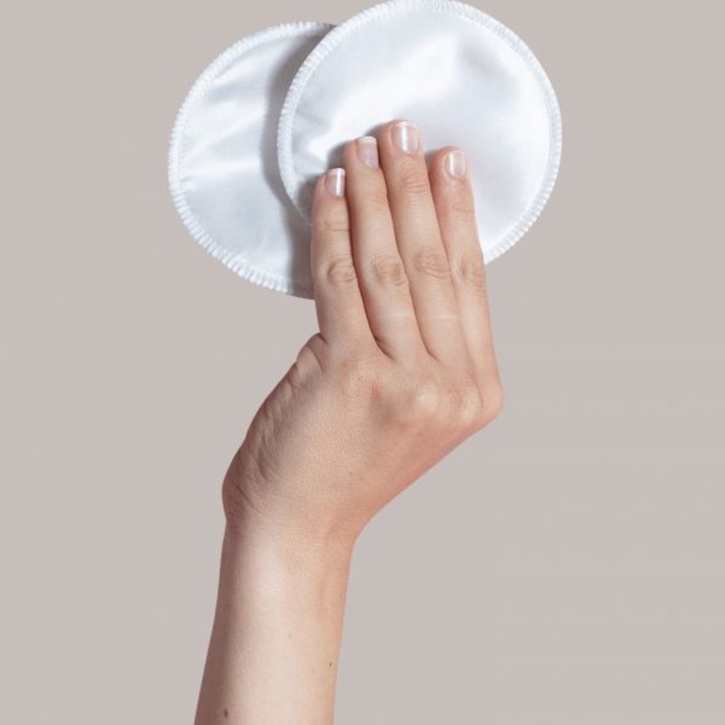 Carriwell 6 Pack Silk Breast Pads - White