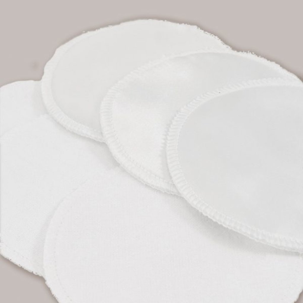 Carriwell 6 Pack Silk Breast Pads - White