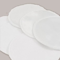 Carriwell 6 Pack Silk Breast Pads - White