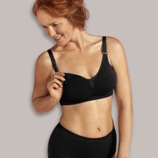 Carriwell Original Maternity And Nursing Bra - Black / Medium