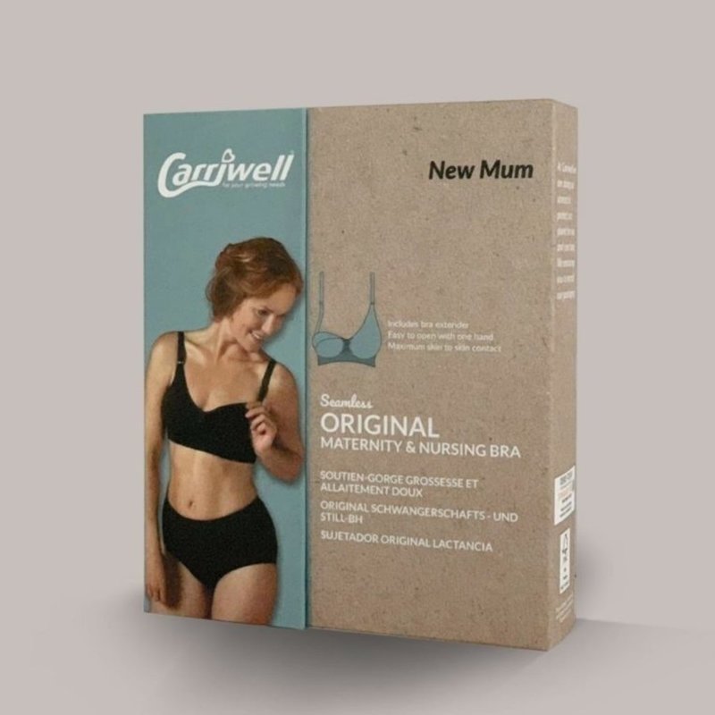 Carriwell Original Maternity And Nursing Bra - Black / Large