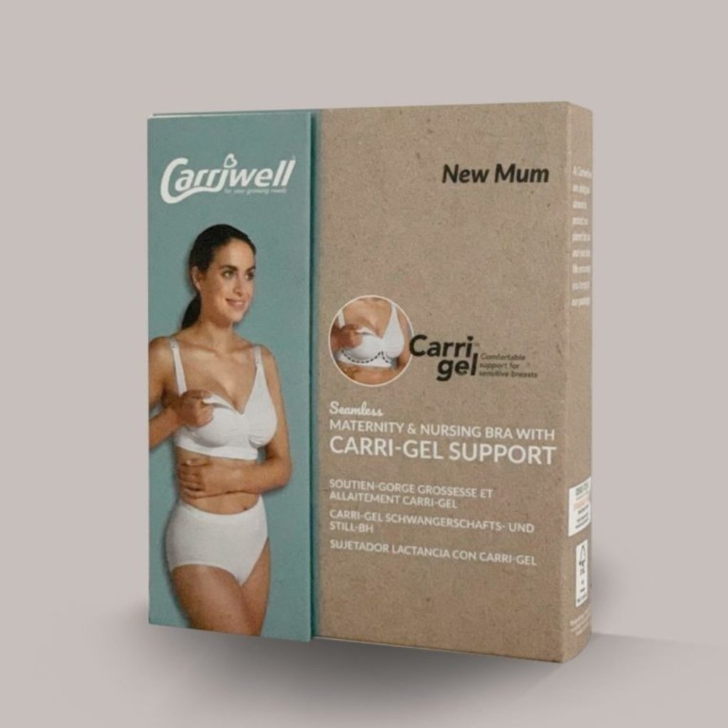 Carriwell Maternity And Nursing Bra With CarriGel Support - White / Medium