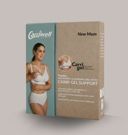 Carriwell Maternity And Nursing Bra With CarriGel Support - White / Medium
