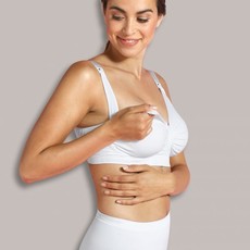Carriwell Maternity And Nursing Bra With CarriGel Support - White / Medium