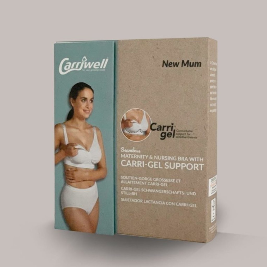Carriwell Maternity And Nursing Bra With CarriGel Support - White / Large