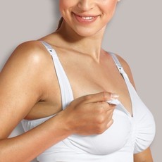 Carriwell Maternity And Nursing Bra With CarriGel Support - White / Large