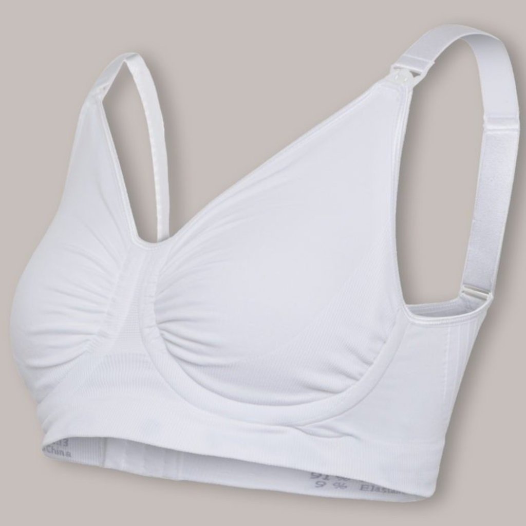 Carriwell Maternity And Nursing Bra With CarriGel Support - White / Extra Large