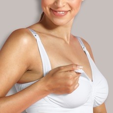 Carriwell Maternity And Nursing Bra With CarriGel Support - White / Extra Large