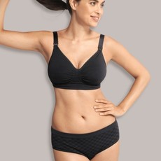 Carriwell Maternity And Nursing Bra With CarriGel Support -Black / Medium