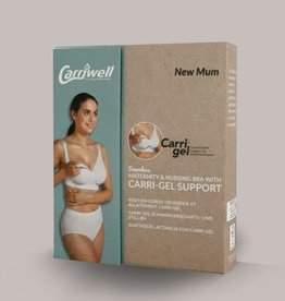 Carriwell Maternity And Nursing Bra With  CarriGel Support -Black / Large
