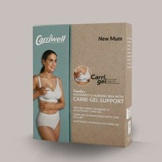 Carriwell Maternity And Nursing Bra With CarriGel Support - Black / Extra Large