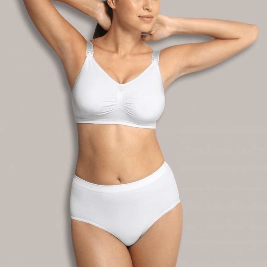 Carriwell Padded Maternity And Nursing Bra -White / Medium