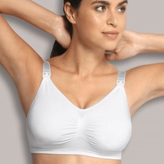 Carriwell Padded Maternity And Nursing Bra - White / Large