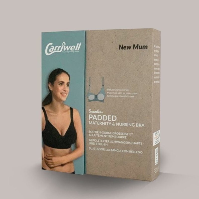 Cariwell Carriwell Padded Maternity And Nursing Bra - White / Extra Large