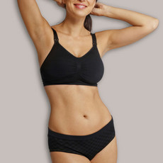 Carriwell Padded Maternity And Nursing Bra - Black /Large