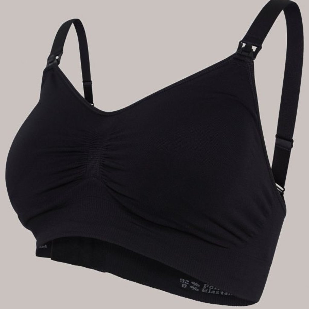 Carriwell Padded Maternity And Nursing Bra - Black / Extra Large
