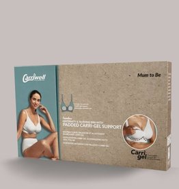 Carriwell Maternity And Nursing Bra With Padded CarriGel Support - White / Large