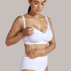 Carriwell Maternity And Nursing Bra With Padded CarriGel Support - White / Large