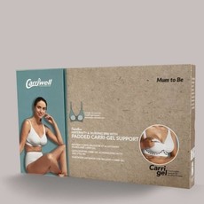Carriwell Maternity And Nursing Bra With Padded CarriGel Support - White / Extra Large
