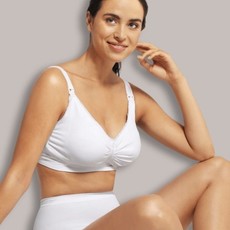 Carriwell Maternity And Nursing Bra With Padded CarriGel Support - White / XX Large