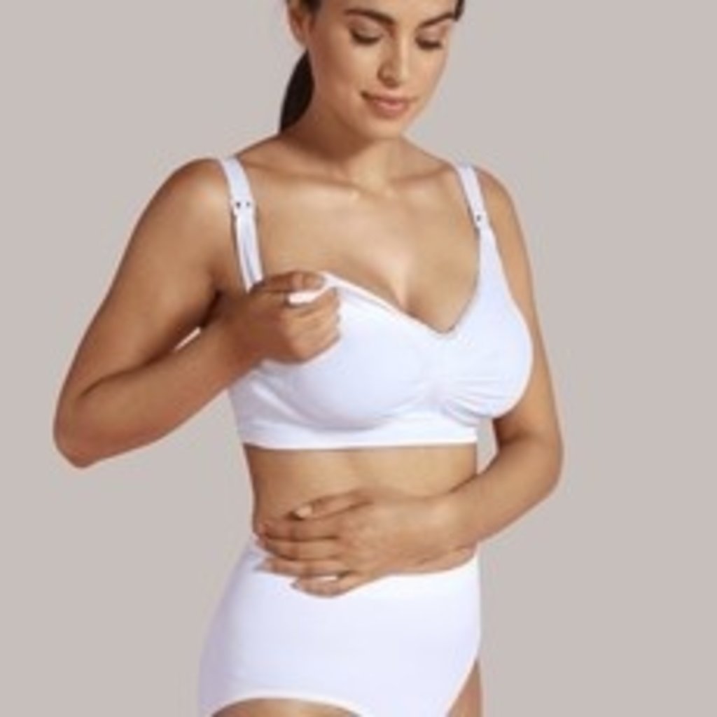 Carriwell Maternity And Nursing Bra With Padded CarriGel Support - White / XX Large